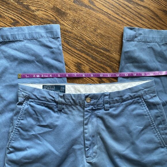 Polo Ralph Lauren Preston pant men's size 32/32 100% cotton chinos blue - Picture 12 of 15